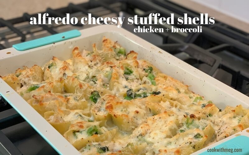alfredo cheesy stuffed shells