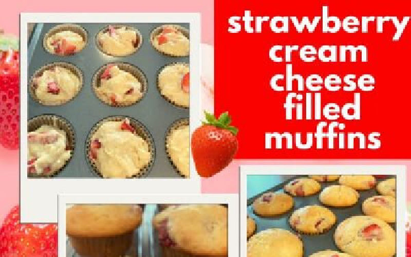 Strawberry Cream Cheese Muffins