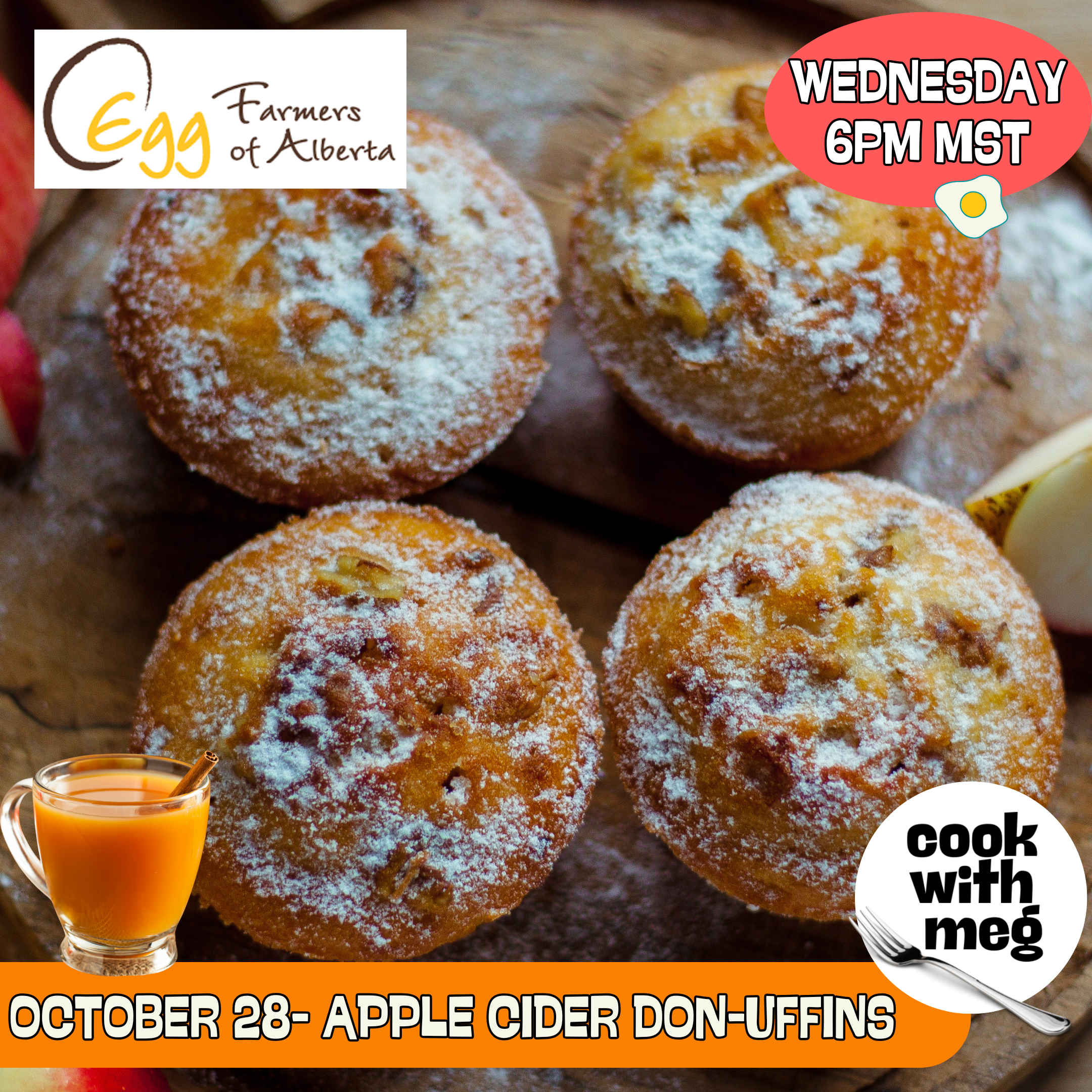 FREE: October 28- Apple Cider Don-uffins