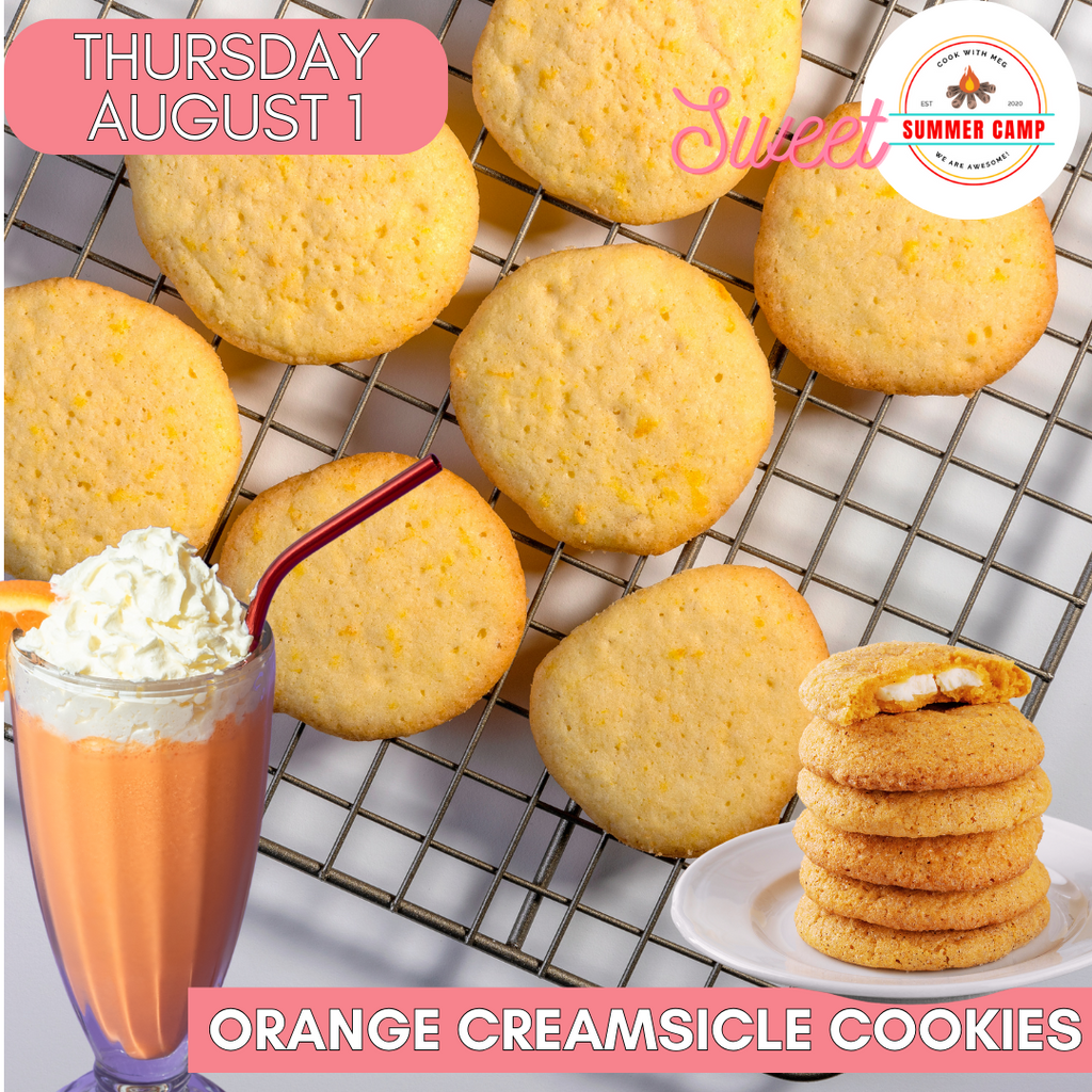 August 1 DAY CAMP-Orange Creamsicle Cookies