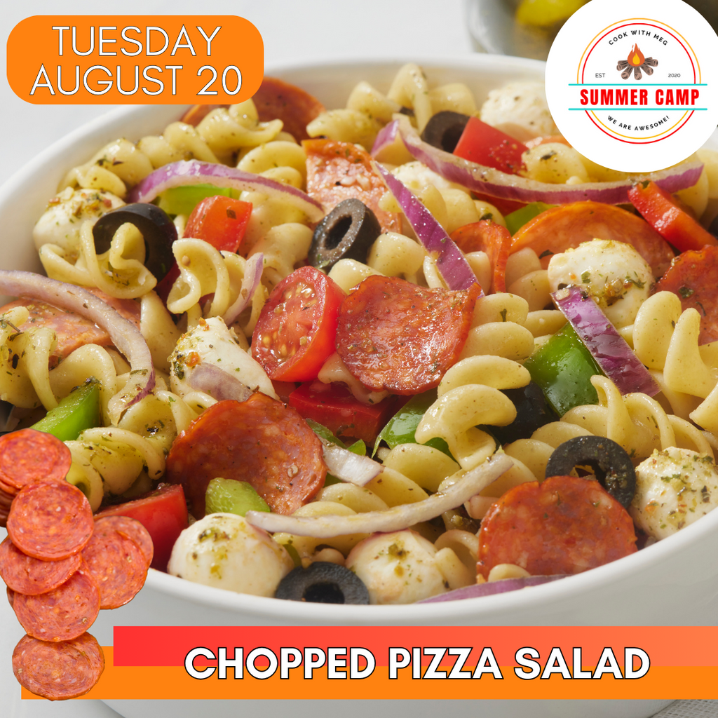 August 20 DAY CAMP-Chopped Pizza Salad