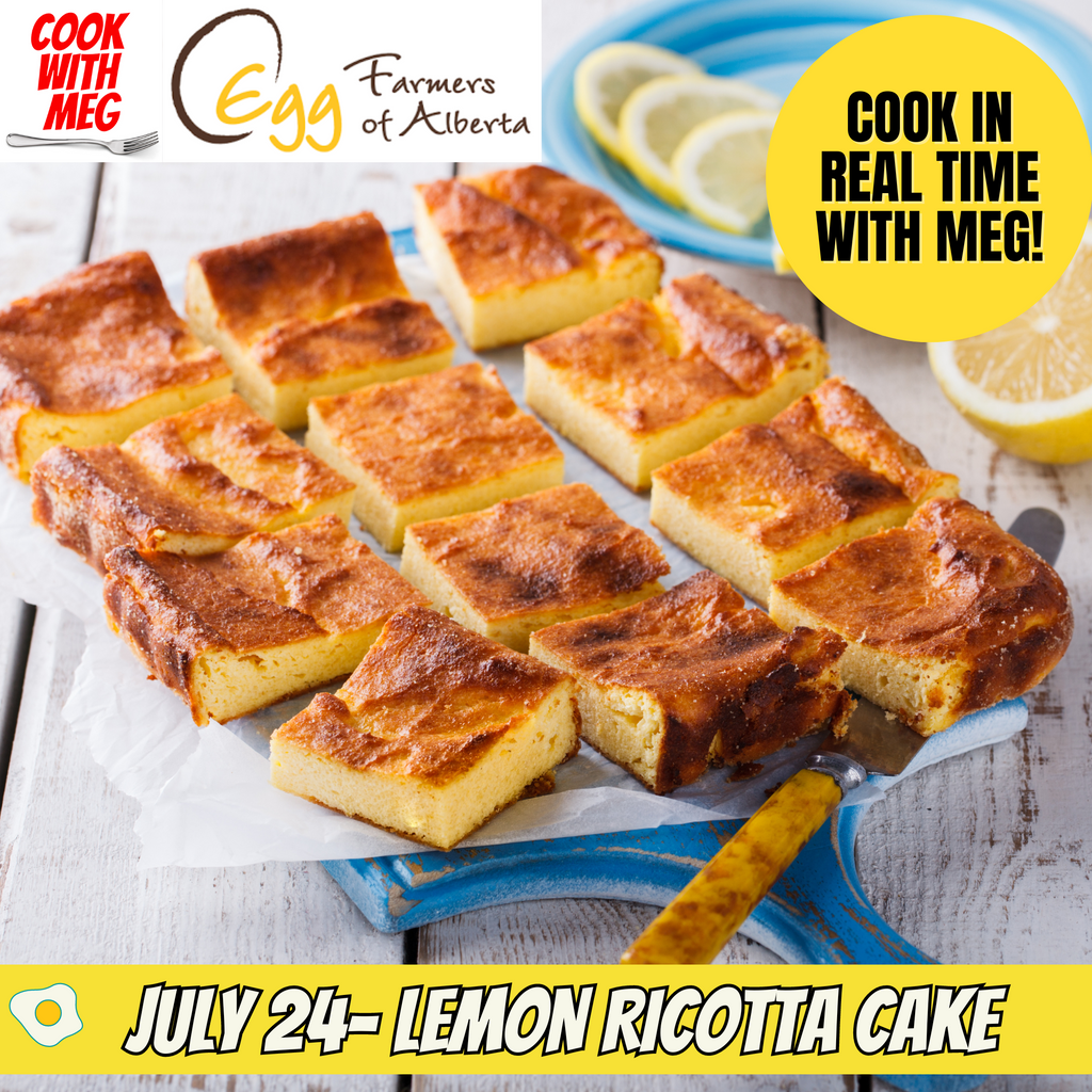 FREE: July 24- Lemon Ricotta Cake