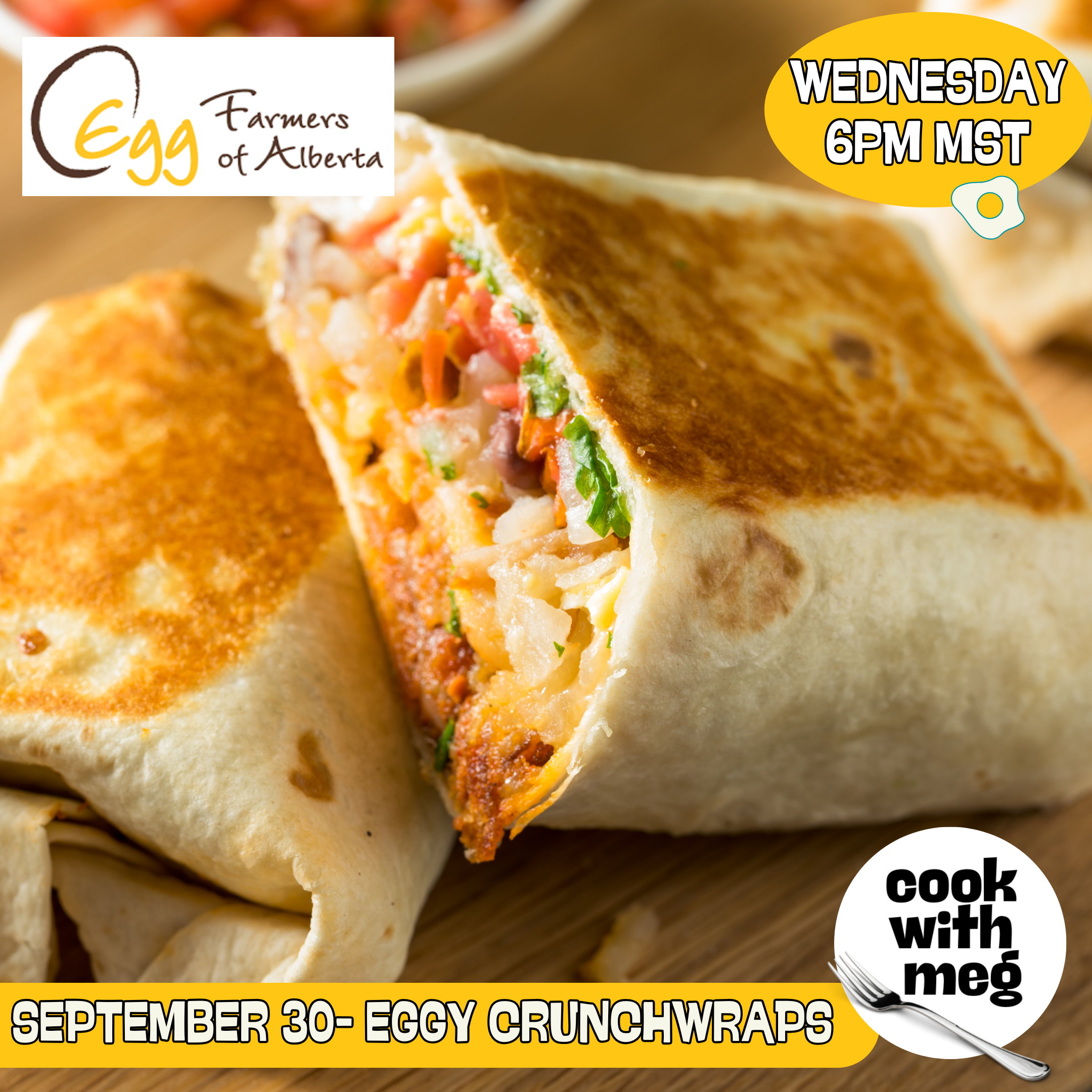 FREE: September 30- Eggy Crunchwraps