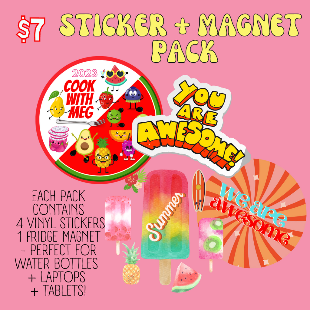 Camp Sticker and Magnet Pack